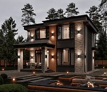 Двухэтажный дом в КП Юрьево Берег