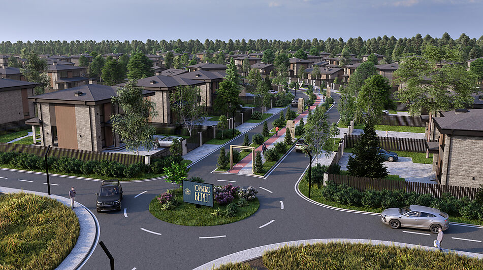 Двухэтажный дом в КП Юрьево Берег