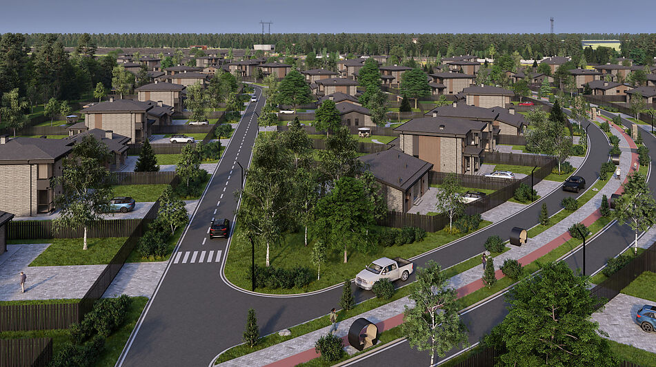 Двухэтажный дом в КП Юрьево Берег