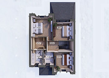 Двухэтажный дом в КП Юрьево Берег