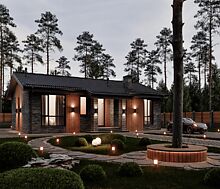 Одноэтажный дом в КП Юрьево Берег