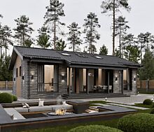 Одноэтажный дом в КП Юрьево Берег