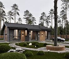 Одноэтажный дом в КП Юрьево Берег