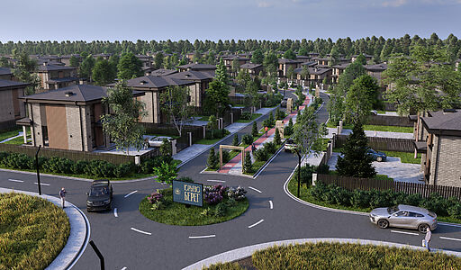 Одноэтажный дом в КП Юрьево Берег