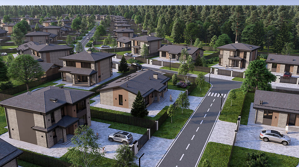 Одноэтажный дом в КП Юрьево Берег