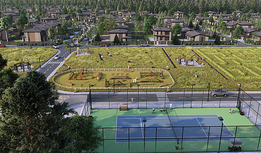 Одноэтажный дом в КП Юрьево Берег