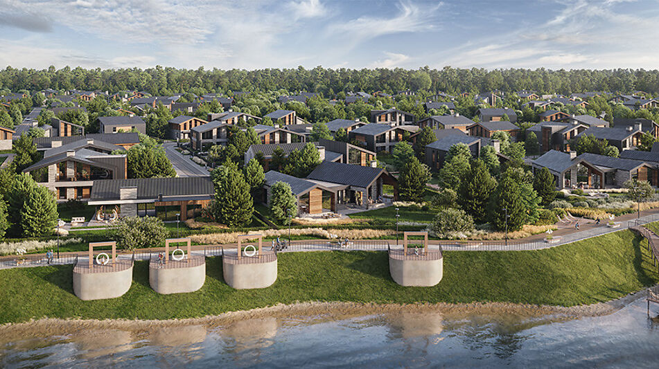 Дом с террасой в КП Порт Эмм