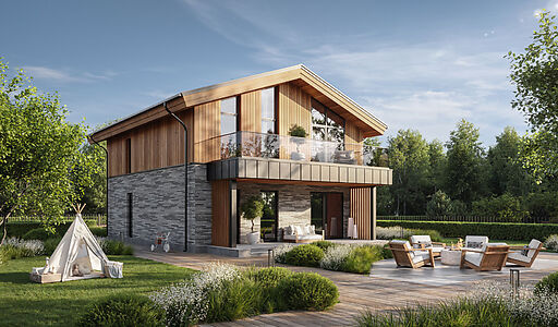 Дом с террасой в КП Порт Эмм