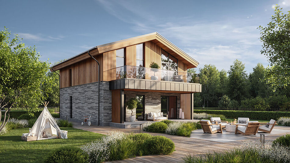 Дом с террасой в КП Порт Эмм