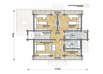 Дом из бруса в КП Тишково Парк