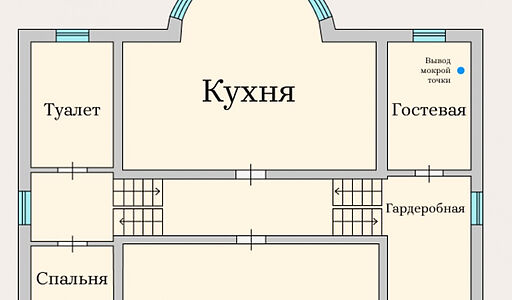 Дом с бассейном в Петрово-Дальнем