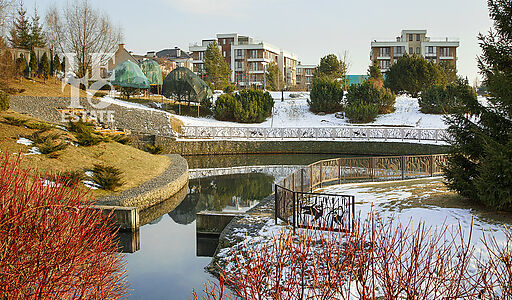 Таунхаус с гаражом в Парк Авеню