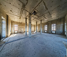 Дом с видом на озеро.