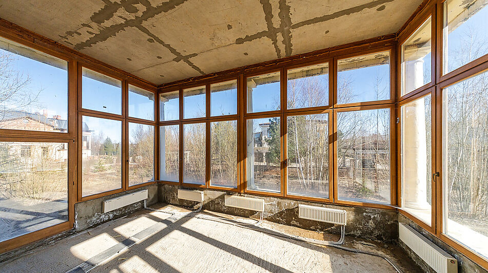 Дом с видом на озеро.