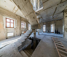 Дом с видом на озеро.