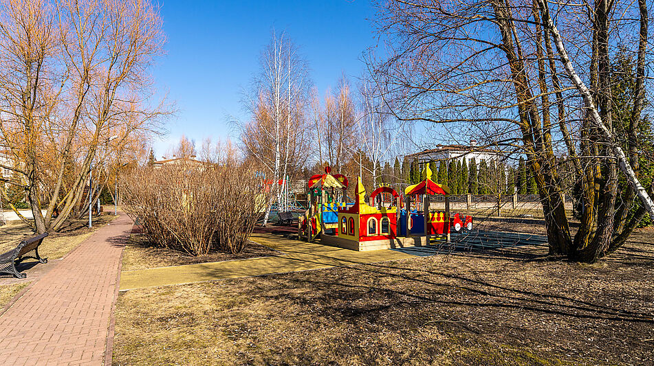 Дом в закрытом поселке.