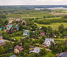 Участок у озера в Рождественно