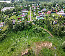 Участок у озера в Рождественно