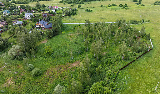Участок у озера в Рождественно