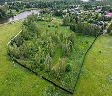 Участок у озера в Рождественно