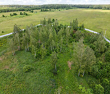 Участок у озера в Рождественно