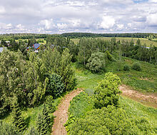 Участок у озера в Рождественно