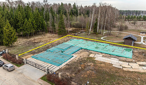 Участок у леса КП Лазурный берег