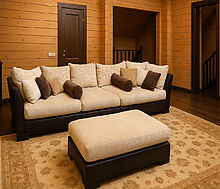 Дом из бруса у воды в КП Айвери