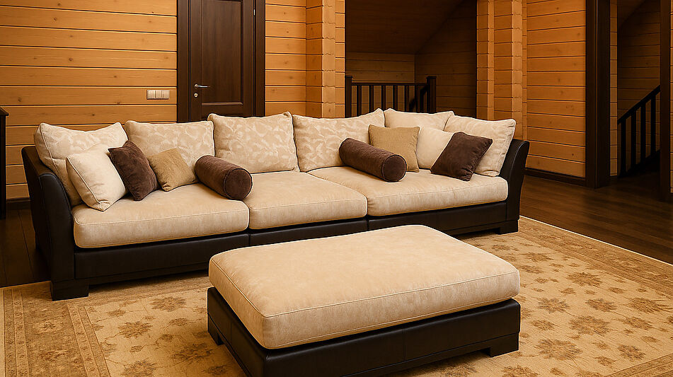 Дом из бруса у воды в КП Айвери