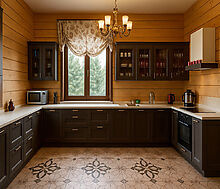 Дом из бруса у воды в КП Айвери