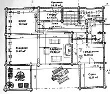 Дом из бруса у воды в КП Айвери