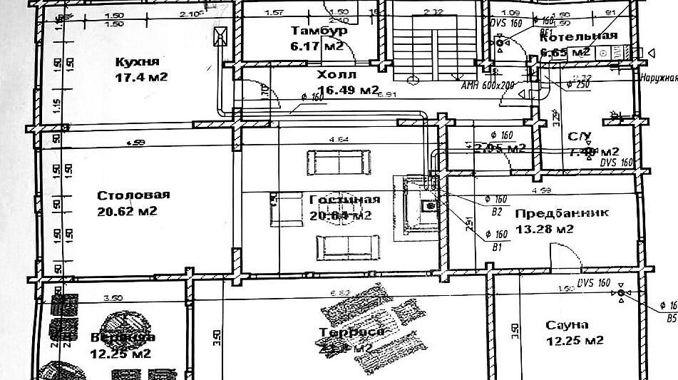Дом из бруса у воды в КП Айвери
