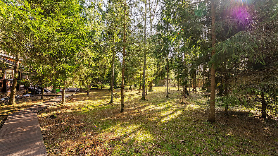 Дом из бруса у воды в КП Айвери