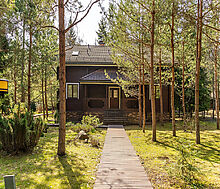 Дом из бруса у воды в КП Айвери