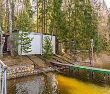 Дом из бруса у воды в КП Айвери