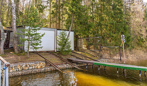 Дом из бруса у воды в КП Айвери