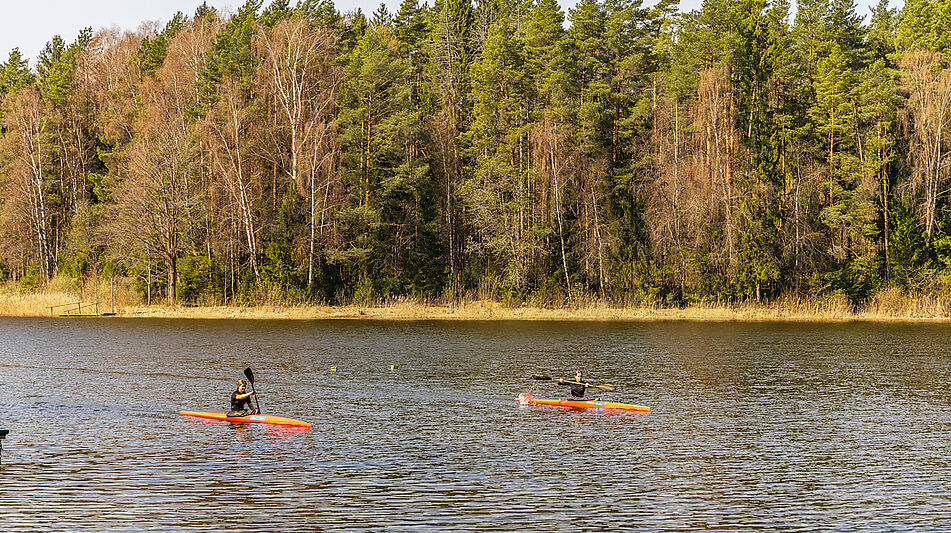 Дом из бруса у воды в КП Айвери