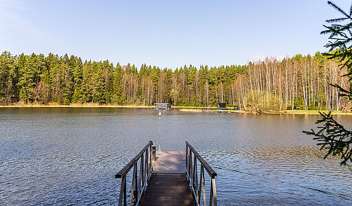 Дом из бруса у воды в КП Айвери