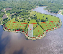 Участок с видом на Волгу