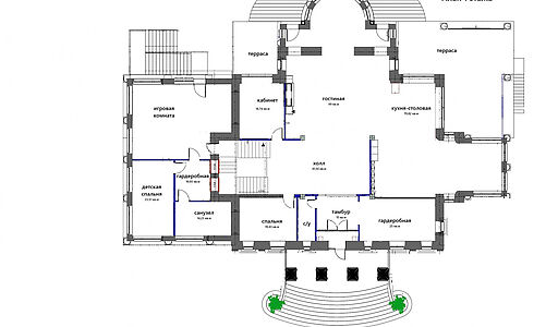Дом с участком 55 сот в Монолит