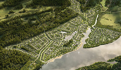 Дом в стиле шале в КП Порт Эмм