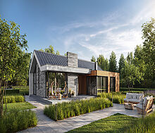 Вилла на берегу Волги Порт Эмм