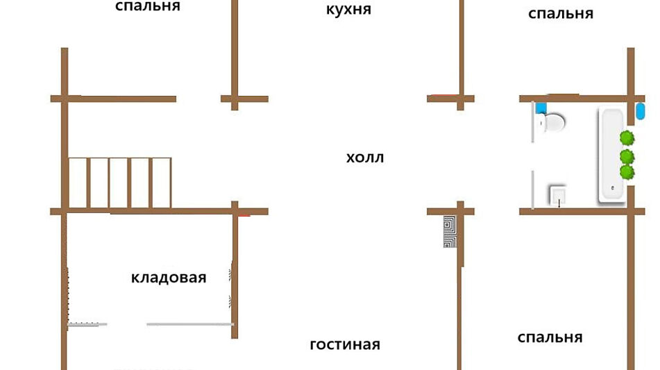 Дом из бруса в Руза Фэмили Парк