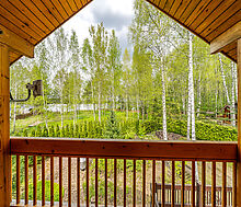 Дом с видом на Волгу в Раздолье