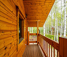 Дом с видом на Волгу в Раздолье