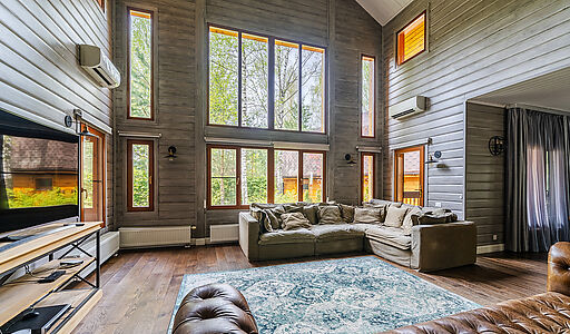 Дом с видом на Волгу в Раздолье