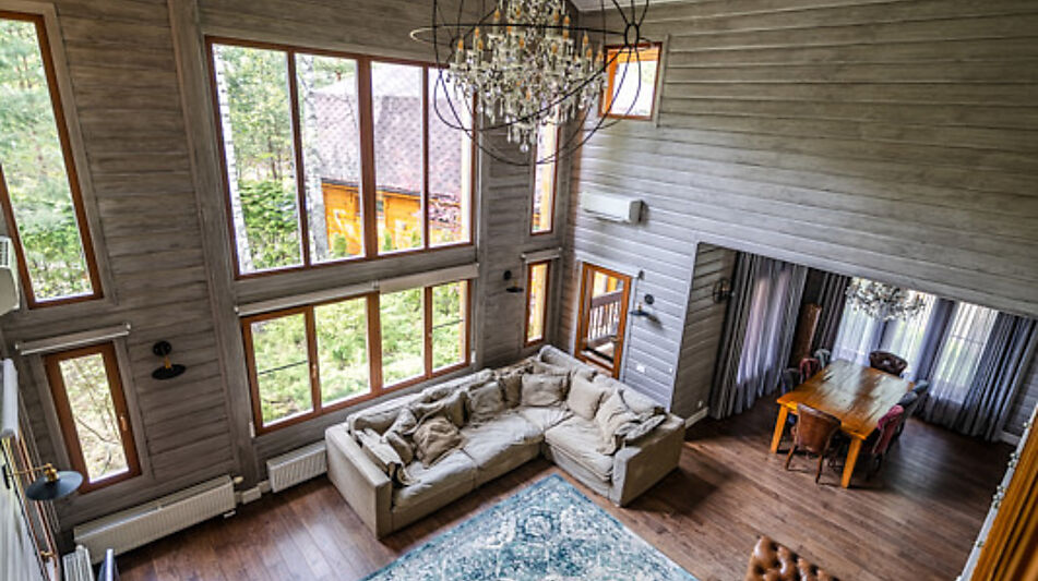 Дом с видом на Волгу в Раздолье