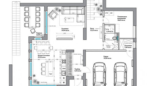 Дом на Рублевке в Санни Хилс