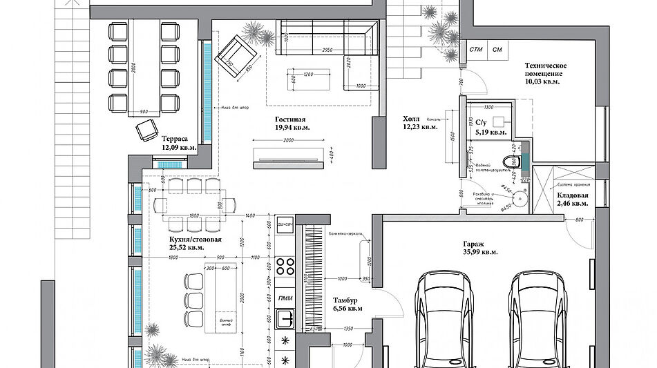 Дом на Рублевке в Санни Хилс