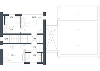 Дом в стиле шале в КП Порт Эмм